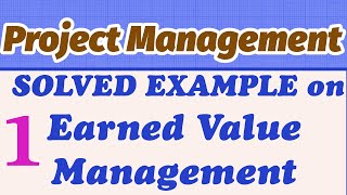 Earned Value Management | SOLVED EXAMPLE 1 #microsoft #management #tutorial #solution #project