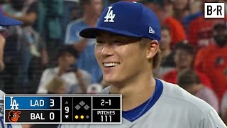 Yoshinobu Yamamoto Loses No-Hit Bid w/ 1 Out Left, Then Orioles Walk Off Dodgers