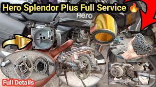 How to Full Service in all bike and Scooter | Hero Splendor Plus Full Service | Bike Repairing | 🔥🔥🔥 screenshot 4