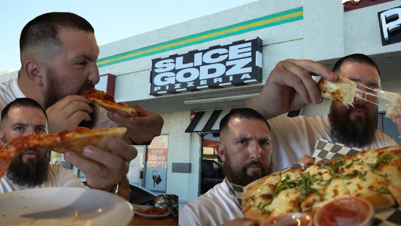 Trying Pizza, Wings & Cheesy Bread at Sliced Godz Pizzeria | Hesperia Hidden Gem