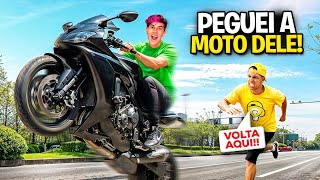Peguei A Moto Do Leozinho Sem Avisar Ele Descobriu?