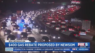 $400 Gas Rebate Proposed By Newsom