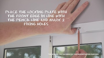 How to install the Remsafe Track Lock Window Lock