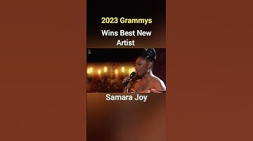 Thumbnail of 2023 Grammys - Samara Joy - Wins Best New Artist #Grammys2023 #shorts