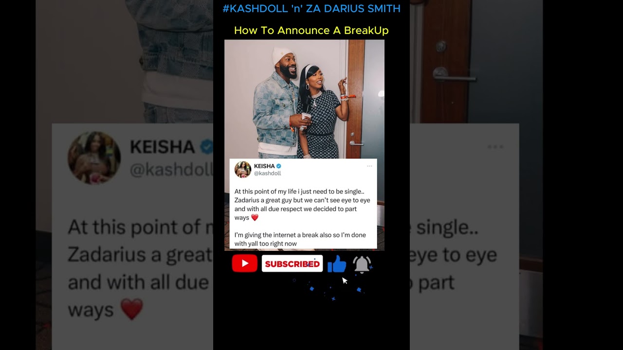 SHOCKING: How Kash Doll Announced Breakup With Za Darius 💔😱
