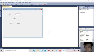 Aplikasi Sederhana Menampilkan Nama pada Microsoft Visual Basic 2010
