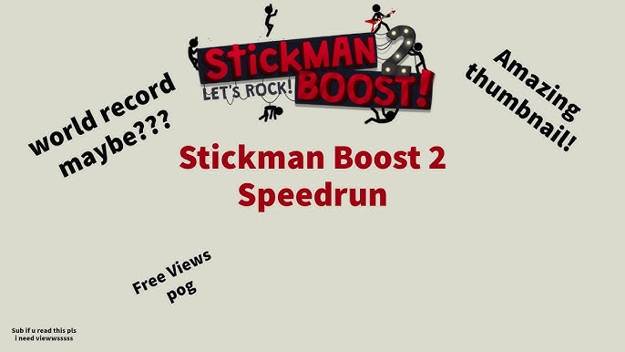 Stickman Boost! - Speedrun