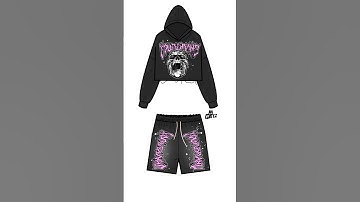 DESIGN YOUR OWN TRACKSUIT USING A IPAD 🤯🤯 #clothingbrand #short