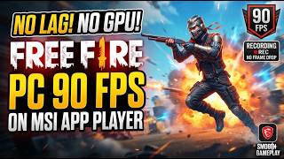Free Fire Pc Player Game Play in Msi App Player without NO Lag + With Recording + 90 Fps + No Gpu screenshot 5