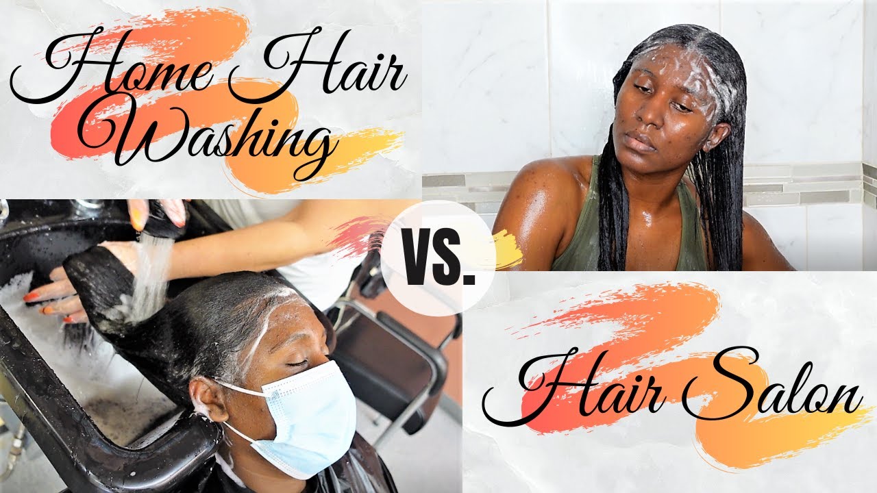Washing My Relaxed Hair at Home, Why? Great benefits Relaxed Hair
