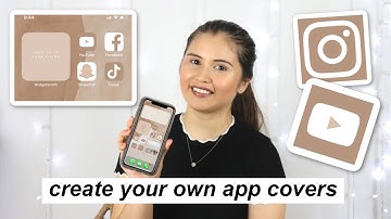*iOS 14* how to create your own custom app icons for FREE! (QUICK AND EASY!)