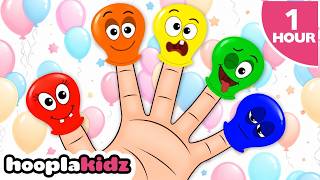 hooplakidz balloon finger family song kids songs