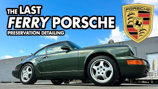 Detailing the LAST Porsche 911 Ferry Porsche ever drove - Dry Ice Cleaning & more!