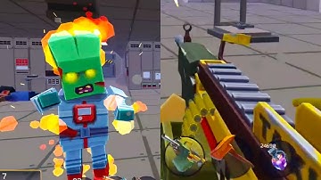 Pixel Combat Zombie Strike - Cab Weapon Skin Full Unlocked - Android iOS Gameplay Part 104