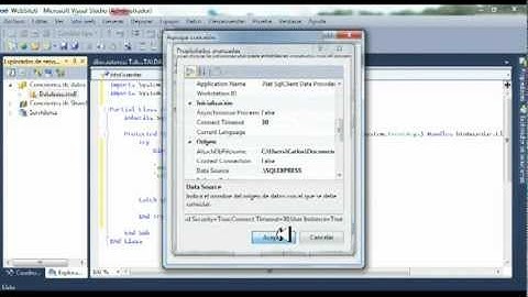 Conexion a Base de Datos con ASP.NET y Visual Basic