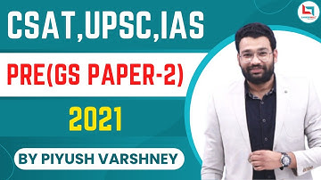 UPSC IAS PRE ( CSAT )  || 10-OCT-2021 || REASONING || PIYUSH VARSHNEY SIR