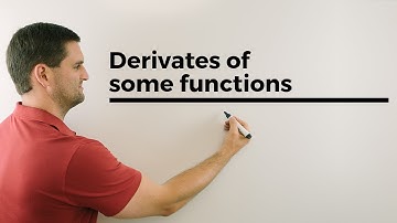 Derivatives of some Functions, Mathe by Daniel Jung