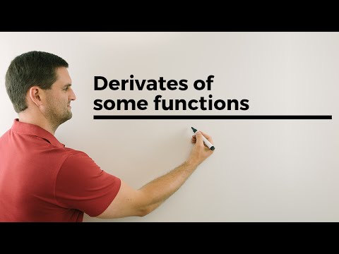 Derivatives of some Functions, Mathe by Daniel Jung