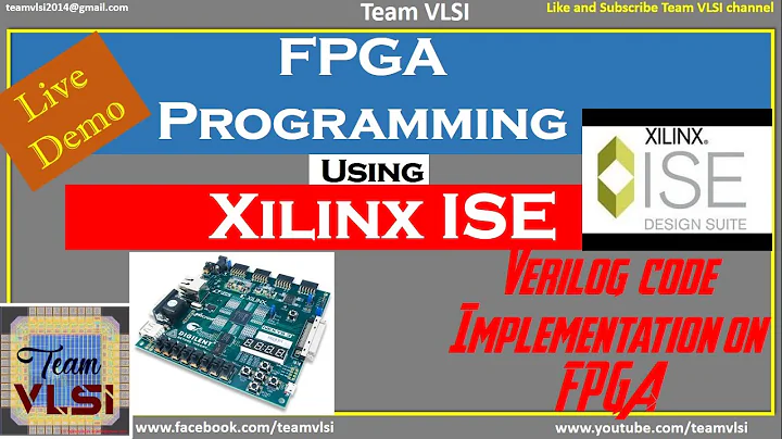 Live Demo of FPGA board programming | Verilog coding in Xilinx ISE| Spartan-6 FPGA |