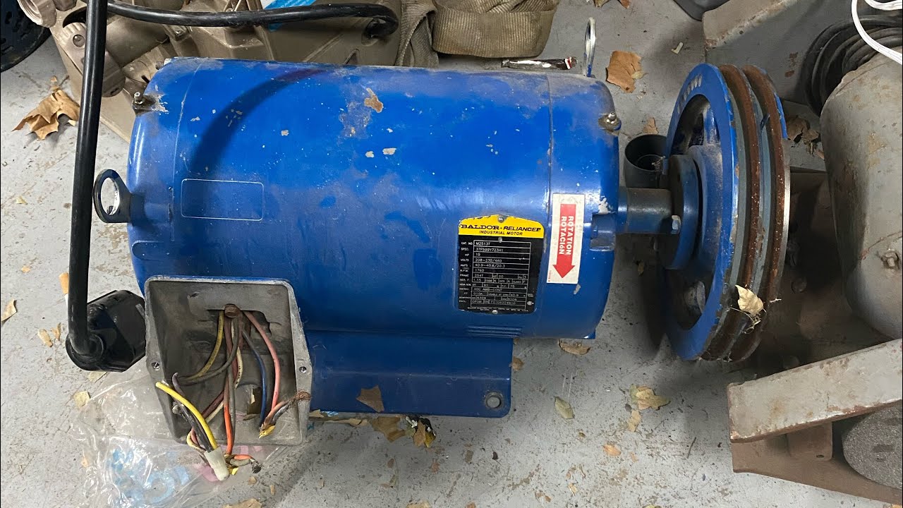 Getting ready to get the 15hp rotary phase converter going YouTube