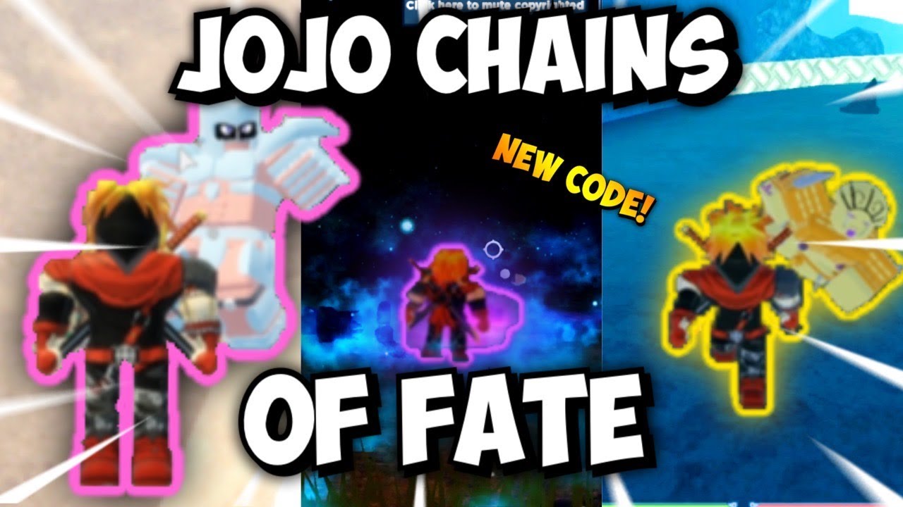 Jojo Chains Of Fate New Code Game Test Youtube - roblox and wiki d4c