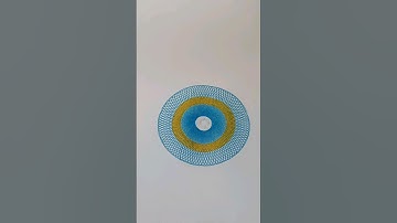 Beautiful Spirograph Design #dkspiroart #satisfying #spirograph #asmrsounds #ytshort #usa #pattren