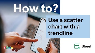 How to use a scatter chart with a trendline | Zoho Sheet