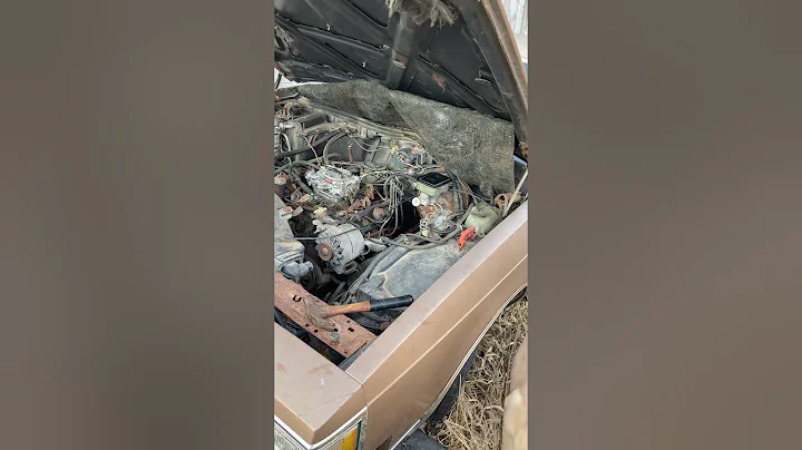 Oldsmobile Regency 98 video #1 of old start cold start and drive