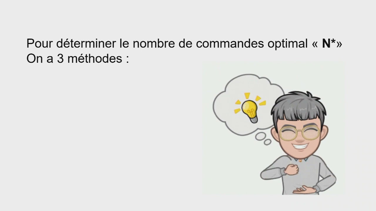 Gestion économie des stocks - الوطنية التربوية - شعبة الاقتصاد والتصرف - تصرف