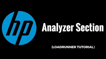 HP/Loadrunner Tutorial  16. : Analyzer  Section