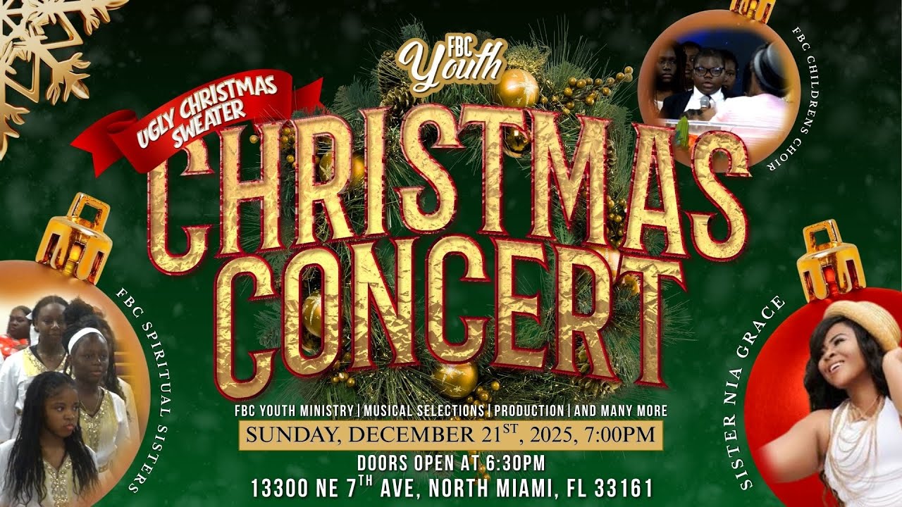 FBC YOUTH CHRISTMAS CONCERT 2025 | HAPPY HOLIDAYS - MERRY CHRISTMAS