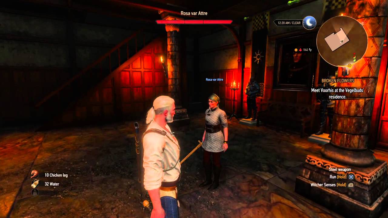 The Witcher 3: The encounter with the Var Attre twins - YouTube
