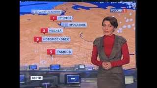 Дарья Сметанина - &quot;Вести. Погода&quot; (30.03.12)