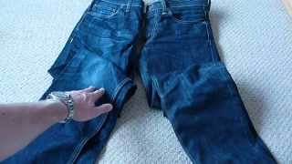 levi's 511 raw denim