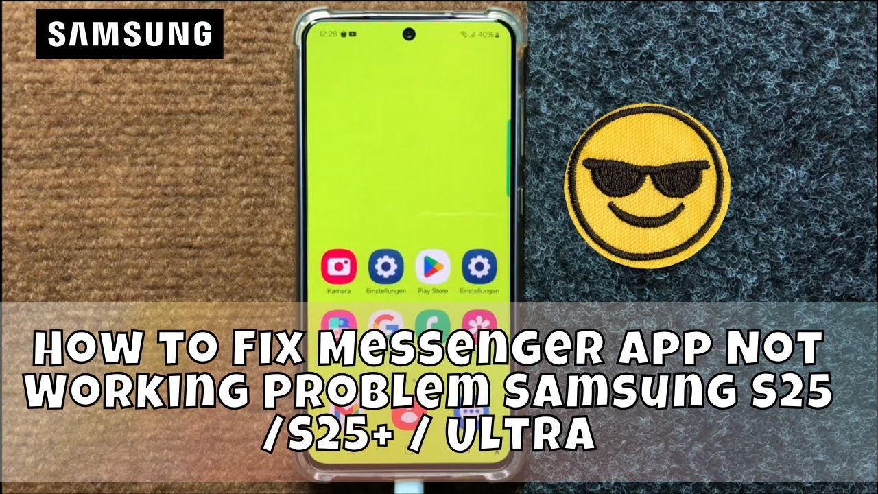 How to Fix Messenger App Not Working Problem Samsung S25 /S25+ / Ultra ...