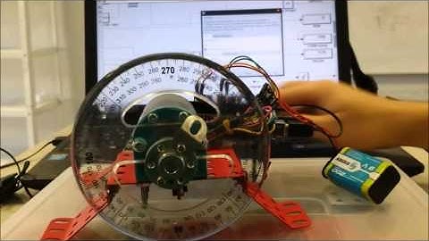 Control de posición angular con PID mediante Matlab y Arduino