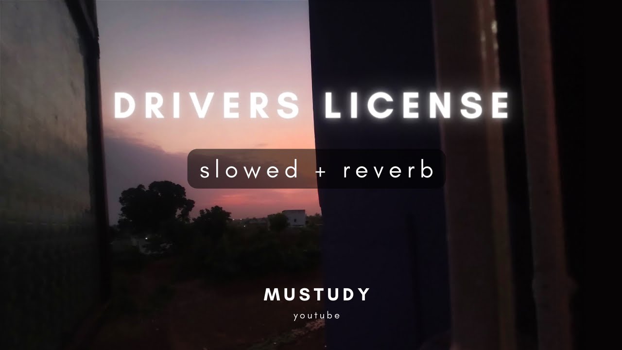 Olivia rodrigo - drivers license - slowed + reverb