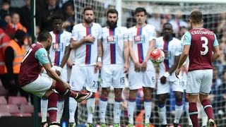 Payet 's Amazing Freekick -Westham vs Crystal Palace