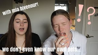 HOW WELL DO WE KNOW EACH OTHERS PETS?! with Mia Bivenour by Taylor Crane 4,727 views 4 years ago 14 minutes, 47 seconds