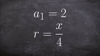 Determining the first five terms of a geometric recursive formula