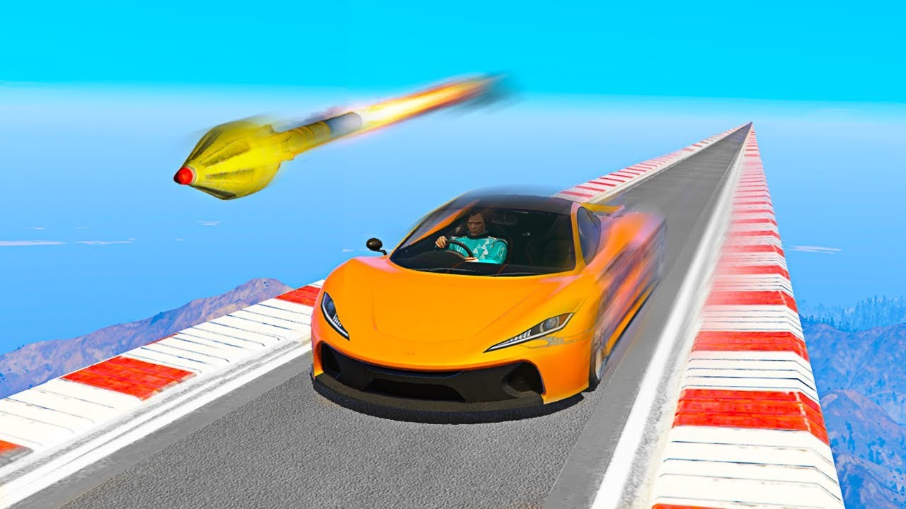 Can You Drive Faster Than A Rocket In Gta 5 Youtube Gta 5 Gta Driving
