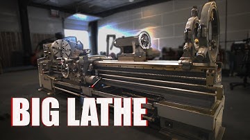 Big Metal Lathe Setup and Leveling