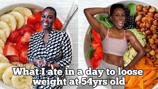 WHAT I ATE IN A DAY TO LOSE WEIGHT AT 54. IT WAS SO HARD TO “NOT” SNACK AT NIGHT!