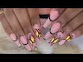 Butterfly Nail Art Using Neon Pigments | Nail Art Tutorial | 100K GIVEAWAY!