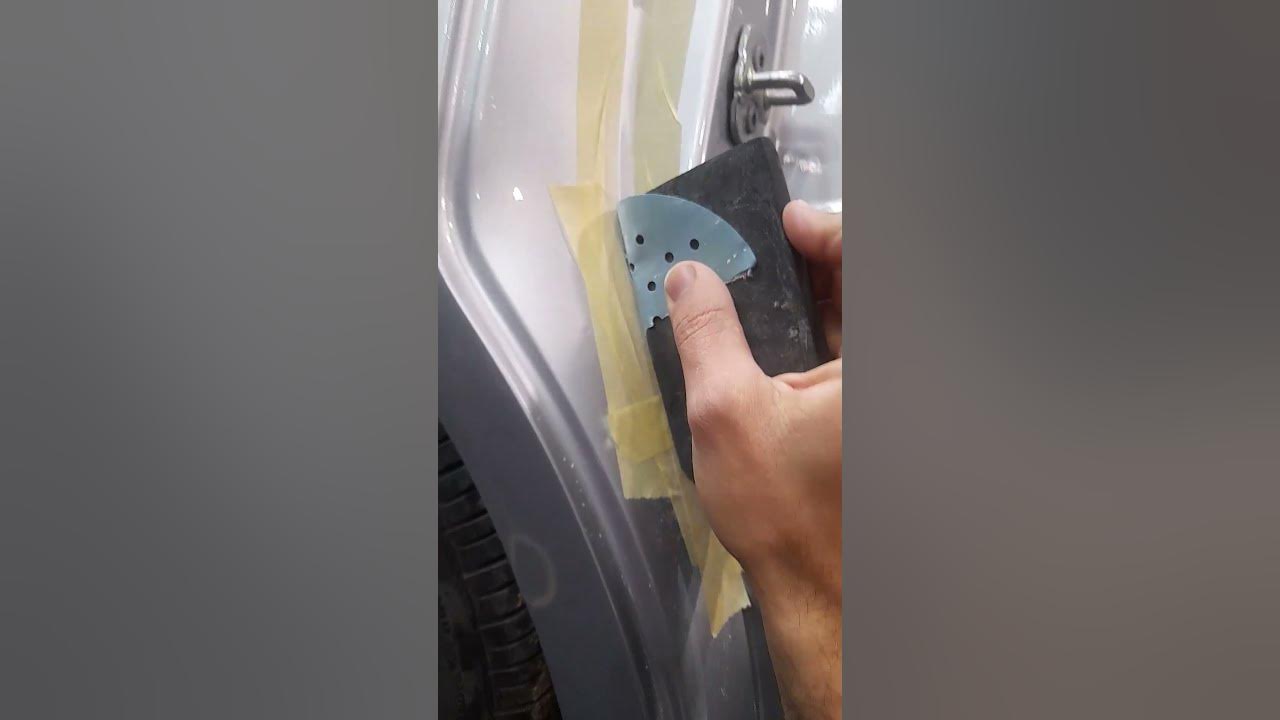 repair clearcoat runs - YouTube