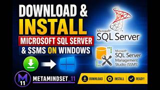 Download and install Microsoft SQL Server and SSMS on Windows