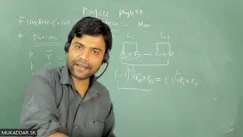 QIP | Particle Physics | L - 3 | Revision of Particle Physics | Mukaddar SK