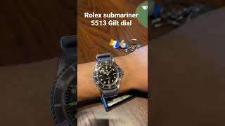 Rolex Submariner 5513 Gilt Dial from 1966