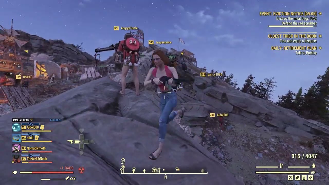 Fallout 76 - Thirst Quencher Card does not work in Radiation Zones