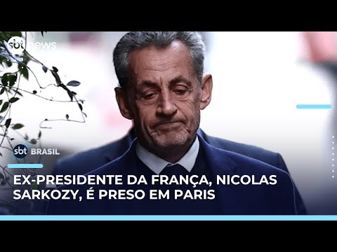 Video ex-presidente-da-franca-nicolas-sarkozy-e-preso-por-esquema-ligado-a-campanha-de-2007-sbt-brasil
